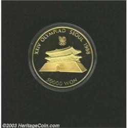 South Korea. South Gate gold 50,000 Won 1987,