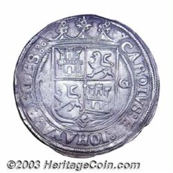 Charles and Johanna 4 Reales ND (1516-56),