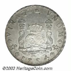 Ferdinand VI Pillar 8 Reales 1754MF,
