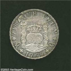 Carlos III Pillar 8 Reales 1768MF,