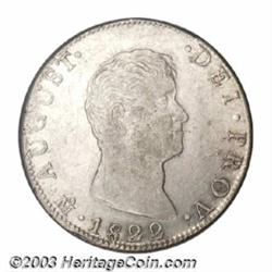 Iturbide 8 Reales 1822-Mo JM,