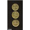 Image 1 : Gold 1/2 Escudo - three pieces,