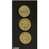 Image 2 : Gold 1/2 Escudo - three pieces,
