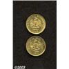 Image 2 : Gold Peso Pair,