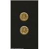 Image 1 : Gold Peso Pair,