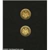 Image 2 : Gold Peso Pair,