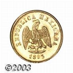 Gold 2 1/2 Pesos 1893-CN-M,