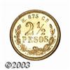 Image 2 : Gold 2 1/2 Pesos 1893-CN-M,