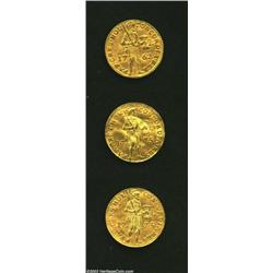 Holland. Gold Ducat Trio,