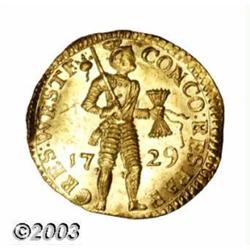 Westfriesland. Gold Ducat 1729,