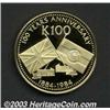 Image 1 : Gold 100 Kina 1984FM,