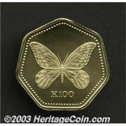 Gold 100 Kina 1990,