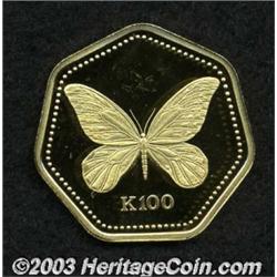 Gold 100 Kina 1992,