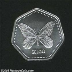 Platinum 100 Kina 1992,