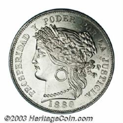 Republic 5 Pesetas 1880-B,