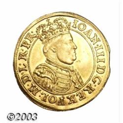Danzig. Johann III Sobieski gold Ducat 1683DL,