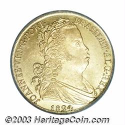 Joao VI gold 6400 Reis (Peca) 1824,