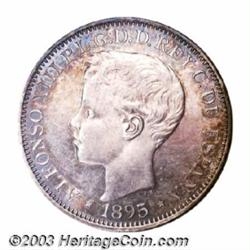 Alfonso XIII Peso 1895,