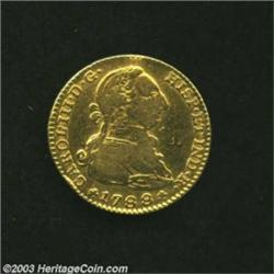 Carlos III gold 2 Escudos 1788M,