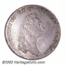 Gustaf III Riksdaler 1781/79,