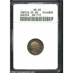 Carl XV 25 Ore 1867/6,