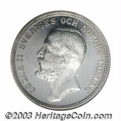 Oscar II 2 Kronor 1897,
