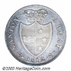 Aargau. 4 Frank 1812,