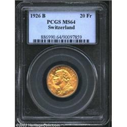 Three certified Gold 20 Francs including: