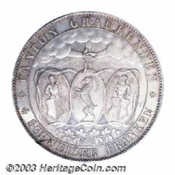 Graubunden 4 Francs 1842,