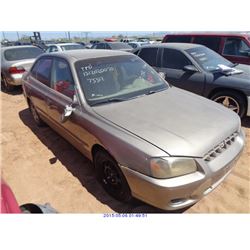 2000 - HYUNDAI ACCENT