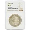 Image 1 : 1878-S $1 Morgan Silver Dollar NGC Graded MS63