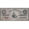 Image 1 : 1864 $50 The Confederate States of America Note