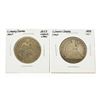 Image 1 : Set of 1853 Arrows + Rays and 1854-O Silver Liberty Seated Half Dollar Coins