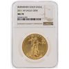 Image 1 : 2011-W $50 Burnished American Gold Eagle Coin NGC Graded MS70