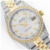 Image 1 : Mens Rolex Two Tone 1ctw Diamond Datejust Wristwatch