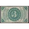 Image 2 : March 3, 1863 3 Cent 3rd Issue Fractional Note