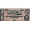 Image 1 : 1864 $10 The Confederate States of America Note