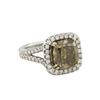 Image 1 : 18KT White Gold 7.10ctw Natural Fancy Color Diamond Ring GIA Certified