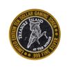 Image 1 : .999 Silver Treasure Island Las Vegas $10 Casino Gaming Token Limited Edition