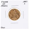 Image 1 : 1897A 20 Francs France Gold Coin