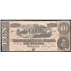 Image 1 : 1864 $10 The Confederate States of America Note