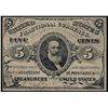 Image 1 : March 3, 1863 5 Cent 3rd Issue Fractional Note