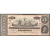 Image 1 : 1864 $20 The Confederate States of America Note
