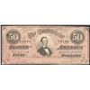Image 1 : 1864 $50 The Confederate States of America Note
