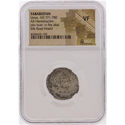 Tabaristan AD 771-780 Hemidrachm Silver Coin NGC Graded VF