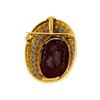 Image 3 : 18KT Yellow Gold & Platinum 30.77ct Ruby Pendant/Brooch