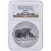 Image 1 : 2008-P $1 Australia Year of the Mouse Silver Coin PCGS MS69