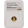 Image 1 : 2014-W $5 American Gold Eagle Coin NGC Graded PF70 Ultra Cameo