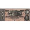 Image 1 : 1864 $10 The Confederate States of America Note