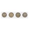 Image 2 : Set of (4) 8 Reales Mexico Silver Coins 1890, 1892, 1893 & 1897